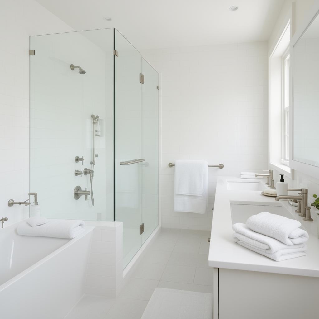 Spotless modern bathroom